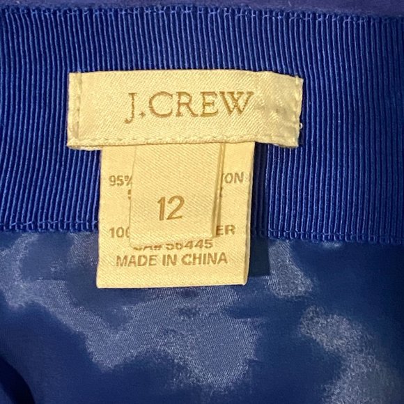 Jcrew blue skirt sz 12 - Picture 7 of 7